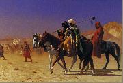 Jean-Leon Gerome Arabs Crossing the Desert France oil painting artist